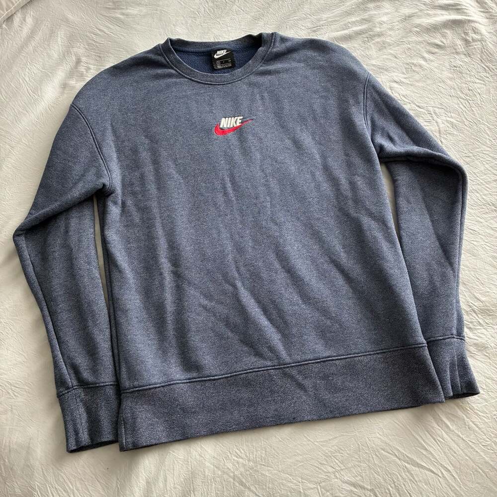 Nike Solo Swoosh Fleece Crewneck Sweatshirt Size S